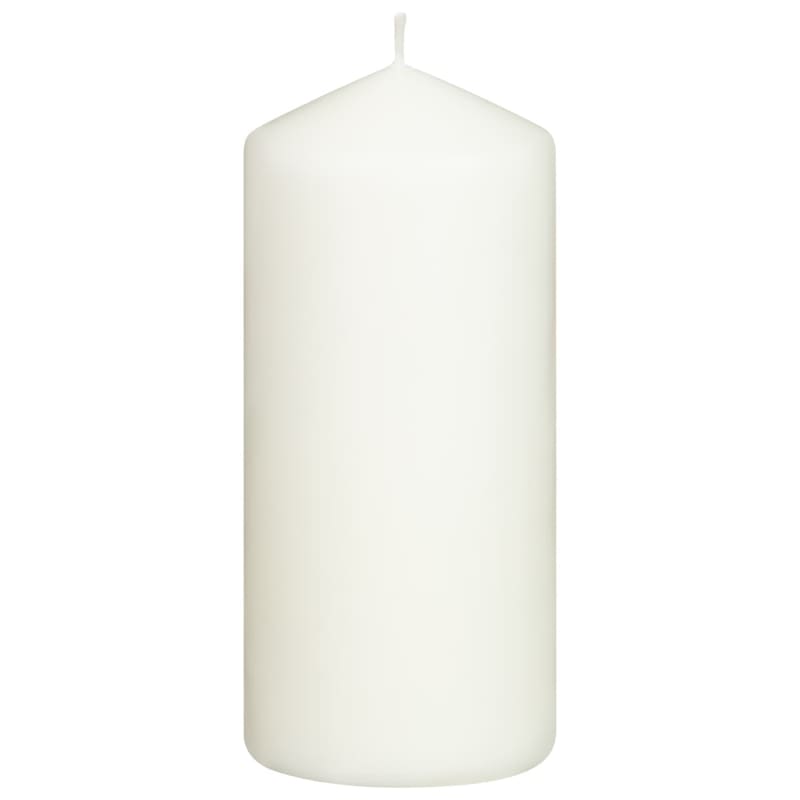 Simply Everyday Unscented Pillar Candles 4pk Candles B&M