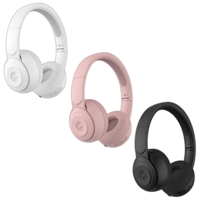 Goodmans Wireless XE Headphones - Pink 