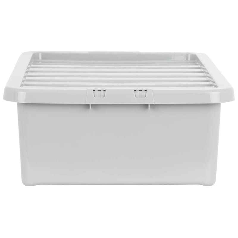 Under Bed Storage Box 32L Grey Storage Boxes B&M Stores