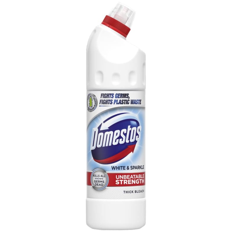 Domestos Bleach 750ml White & Sparkle Household Cleaners B&M Stores