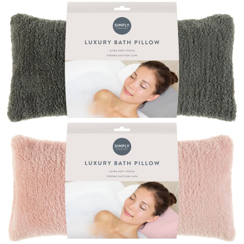 Suction Bath Pillow Grey Bath Pillows B&M Stores