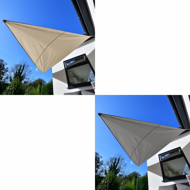 Sail Shade 3m Cream Garden Furniture B&M