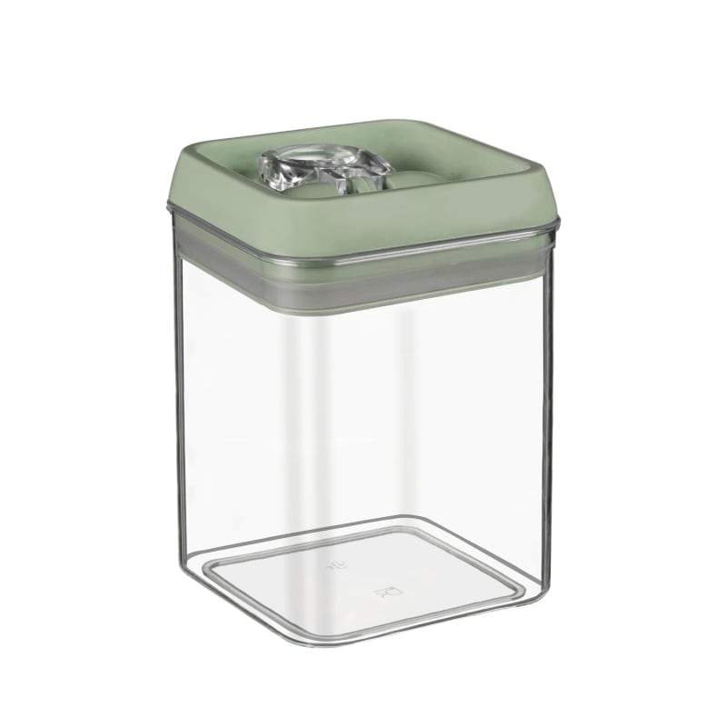 Vacuum Storage Container 1.7L Sage Kitchen Storage B&M