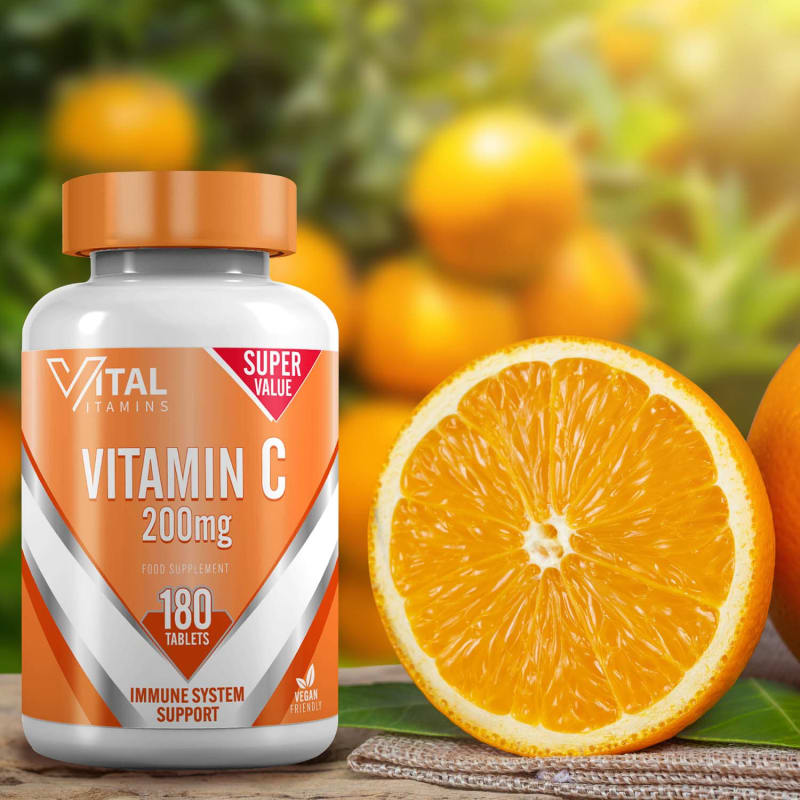 Vital Vitamins Vitamin C 180pk l Vitamins B&M