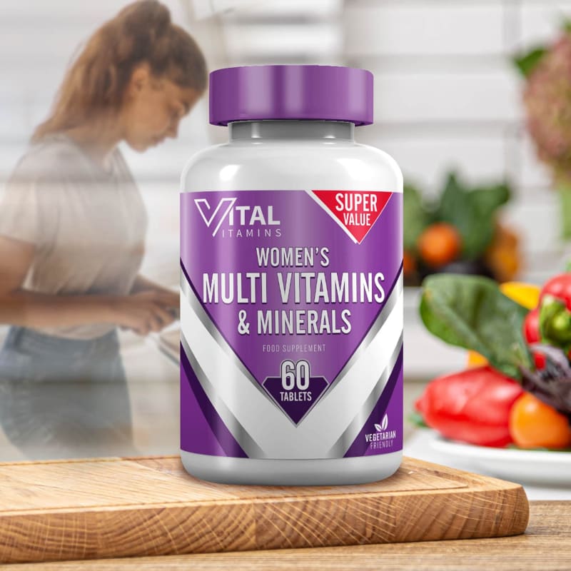 Vital Vitamins Women's Multi Vitamins & Minerals 60pk l Vitamins B&M