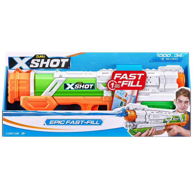 Zuru XShot Epic Fast Fill Water Blaster Outdoor Toys B&M