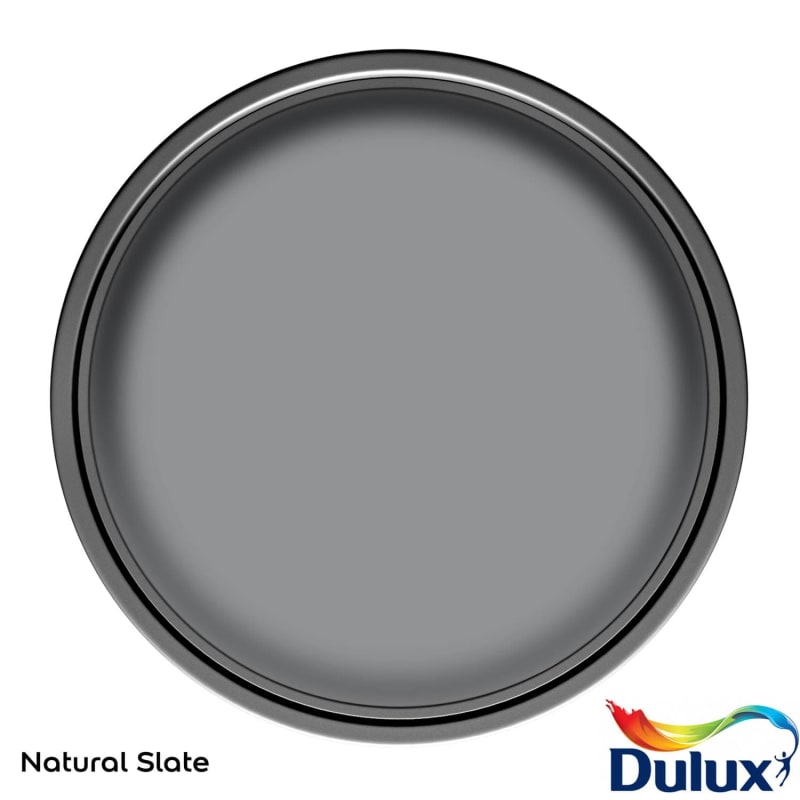 Dulux Quick Dry Gloss Paint Natural Slate 750ml Paint B&M Stores Dulux Quick Dry Gloss Paint Natural Slate 750ml Paint B&M Stores
