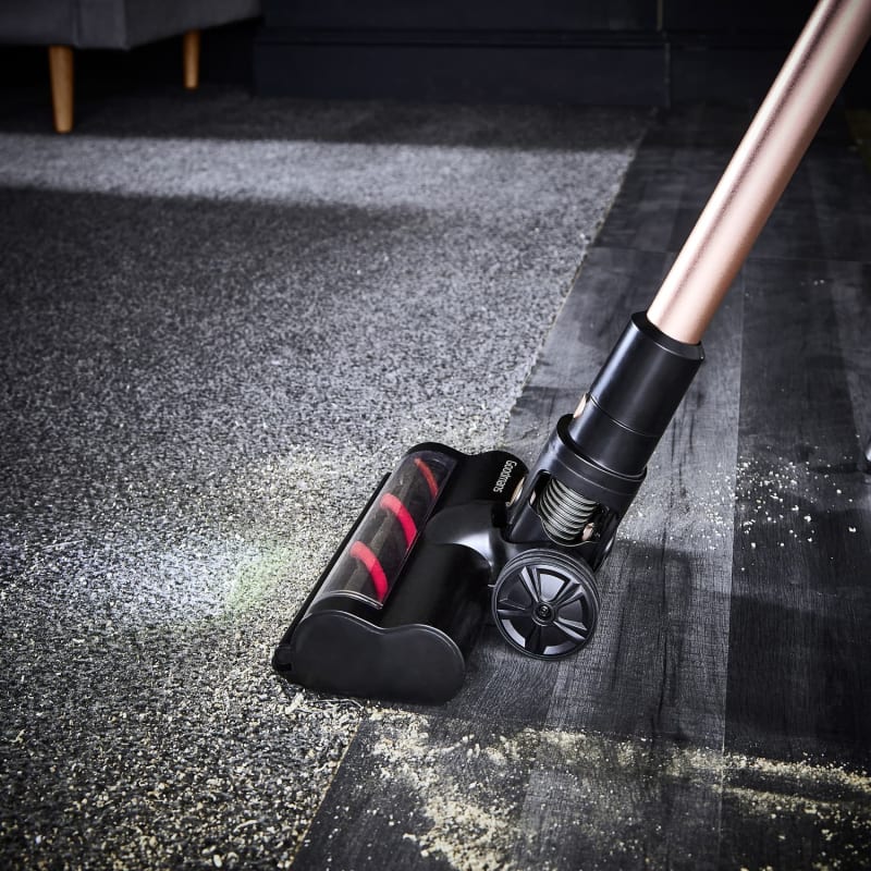 Goodmans 3 in 1 Cordless Vacuum Rose Gold Vacuum Cleaners B&M