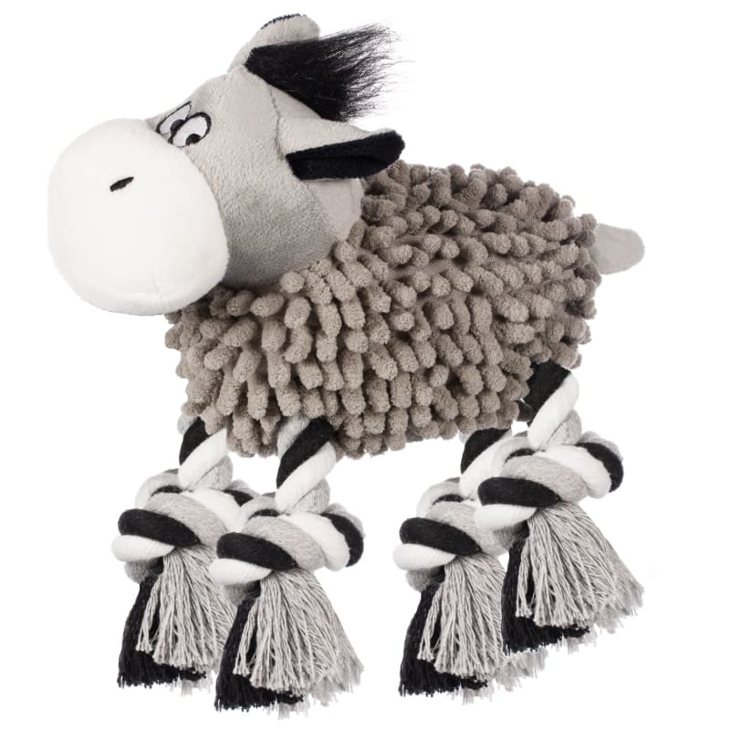 Farmyard Animal Rope Toy Cow Dog Toys B&M Stores