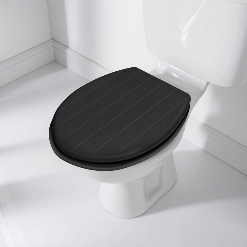 Toilet Seat T&G Black Toilet Seats B&M Stores