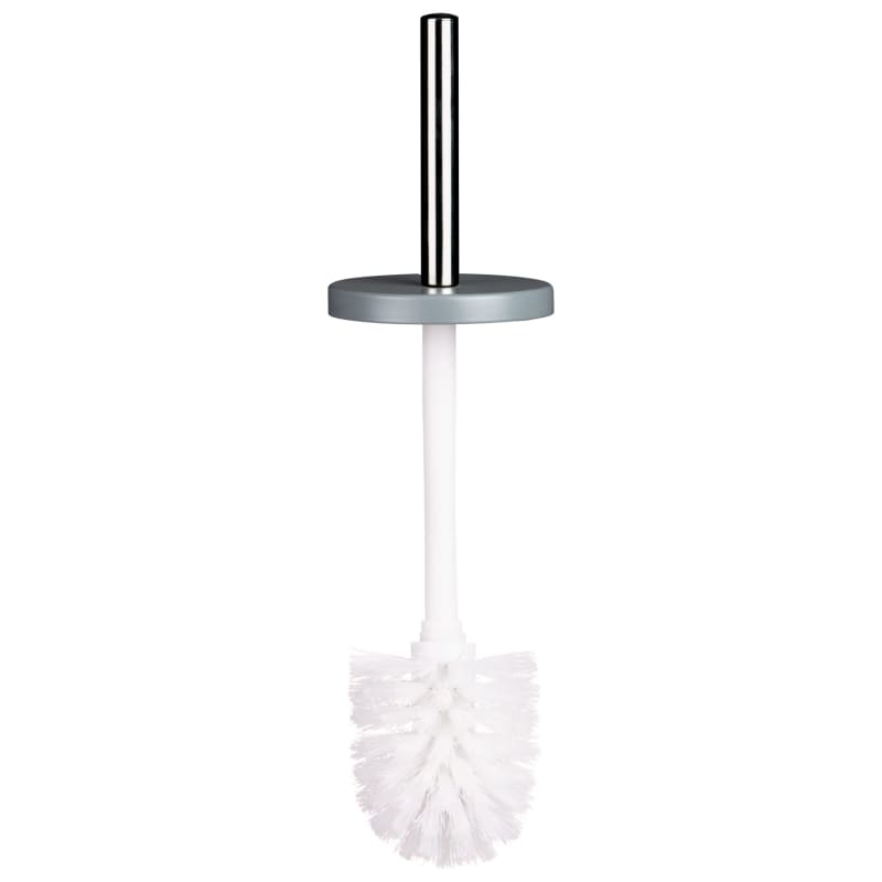 Toilet Brush & Holder Grey Toilet Brushes B&M