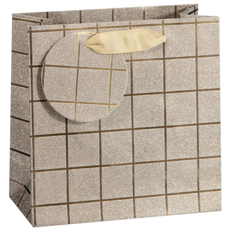 Luxury Gift Bag 3pk Checkered Gift Bags B&M