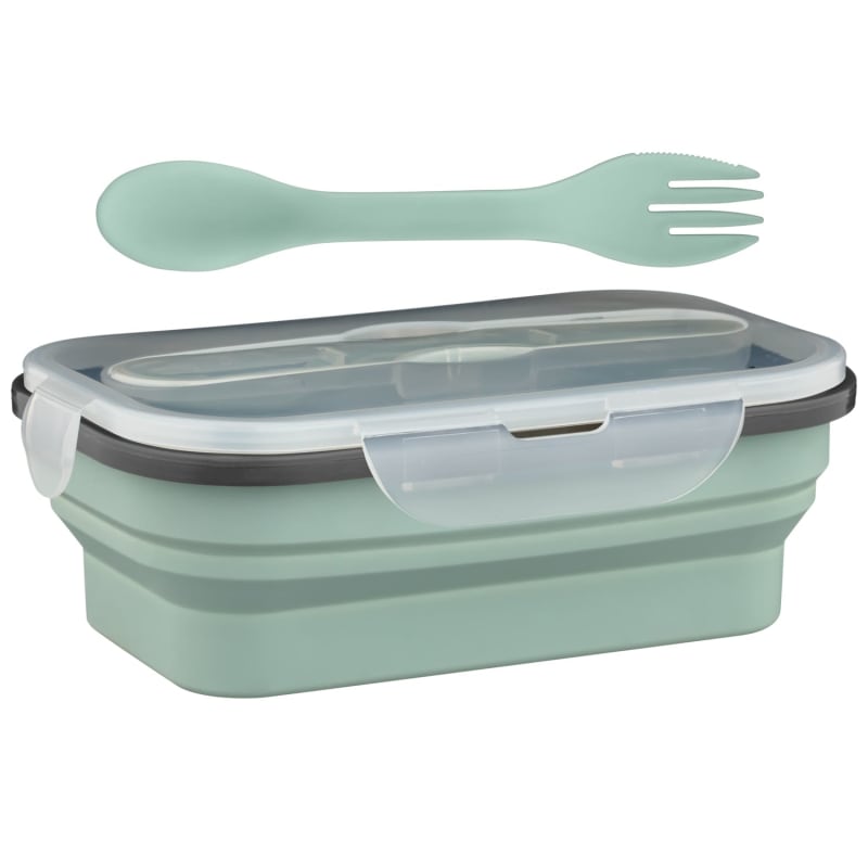 Collapsible Lunch Box Sage Kitchen Storage B&M Stores