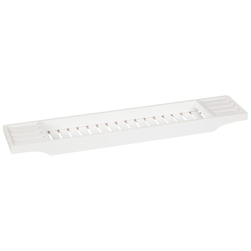 White Over Bath Rack Bathroom Accessories B&M Stores