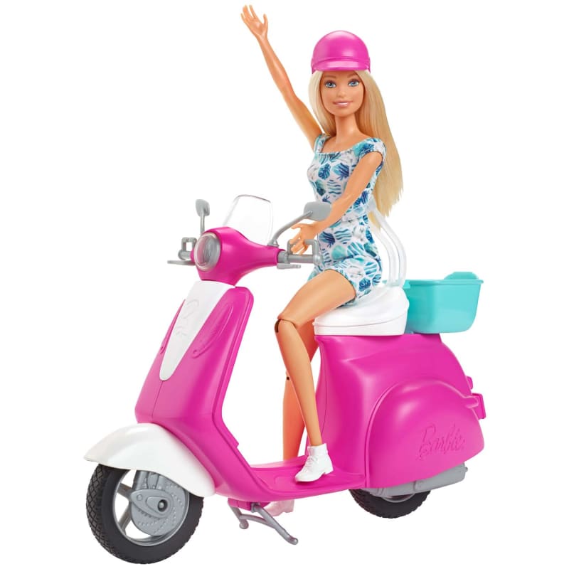 Barbie Scooter Doll Dolls B&M