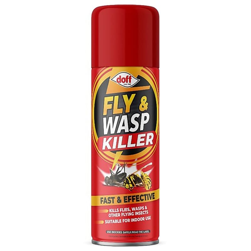 Doff Fly & Wasp Killer 400ml Garden Chemicals B&M Stores