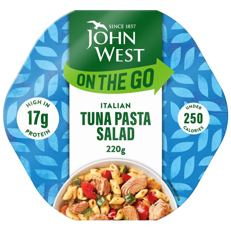 John West On The Go Italian Tuna Pasta Salad Food B M Stores