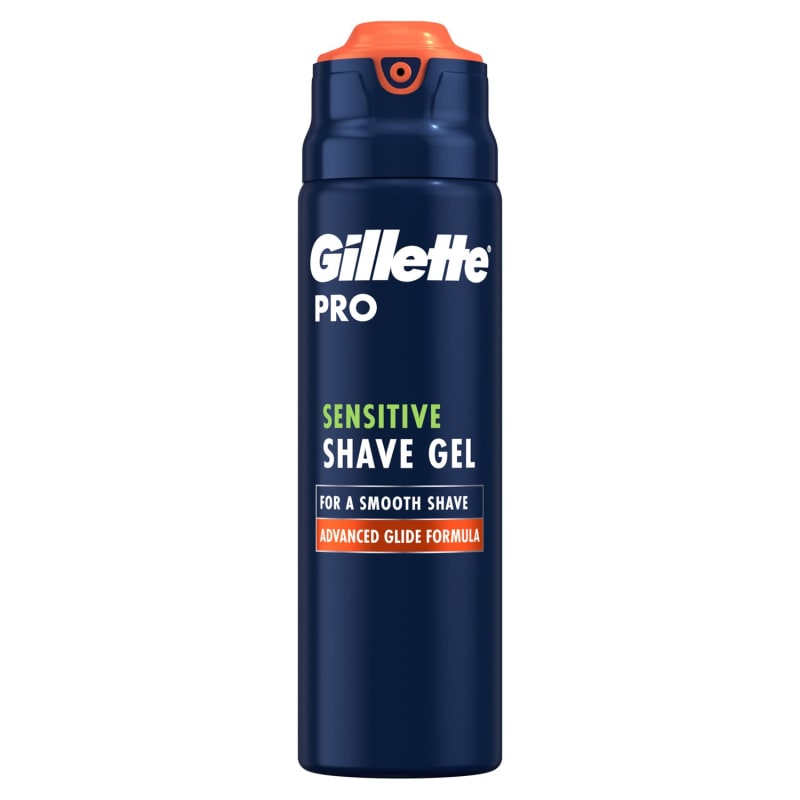 Gillette Pro Sensitive Shave Gel 200ml Shaving B&M