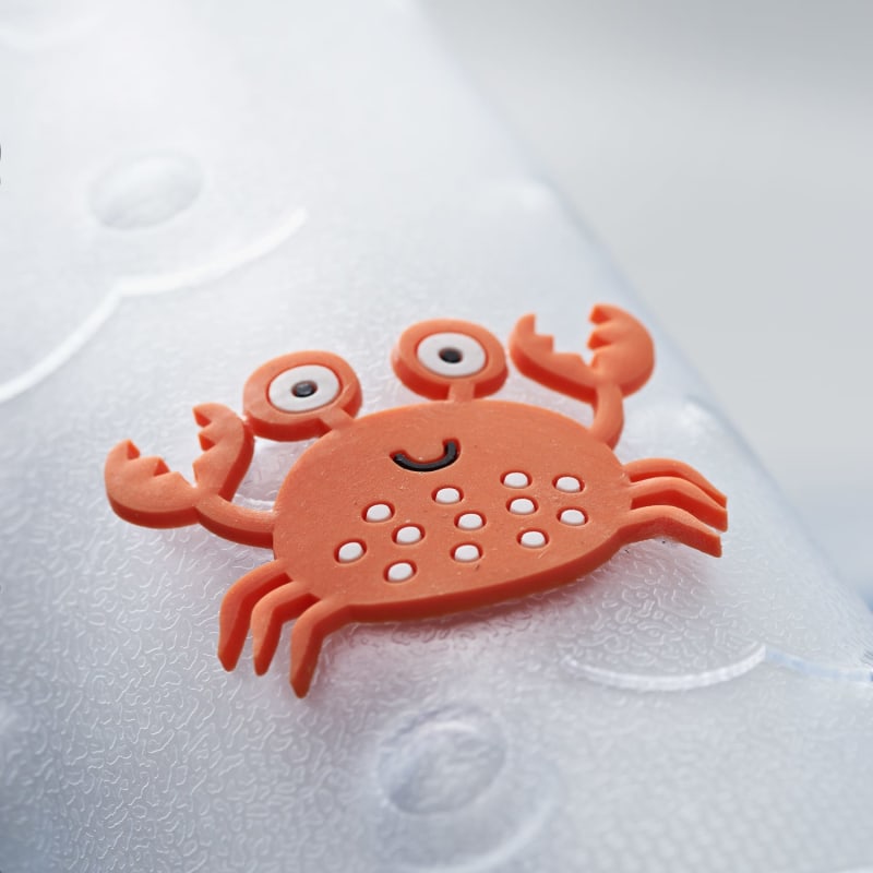 Novelty Bath Mat Crab Bathroom Accessories B&M