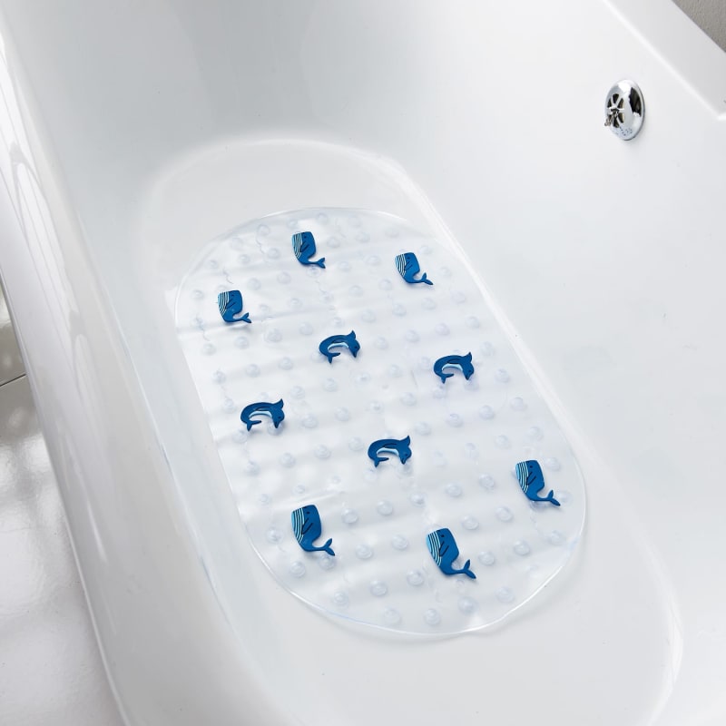 Novelty Bath Mat Dolphin Bathroom Accessories B&M
