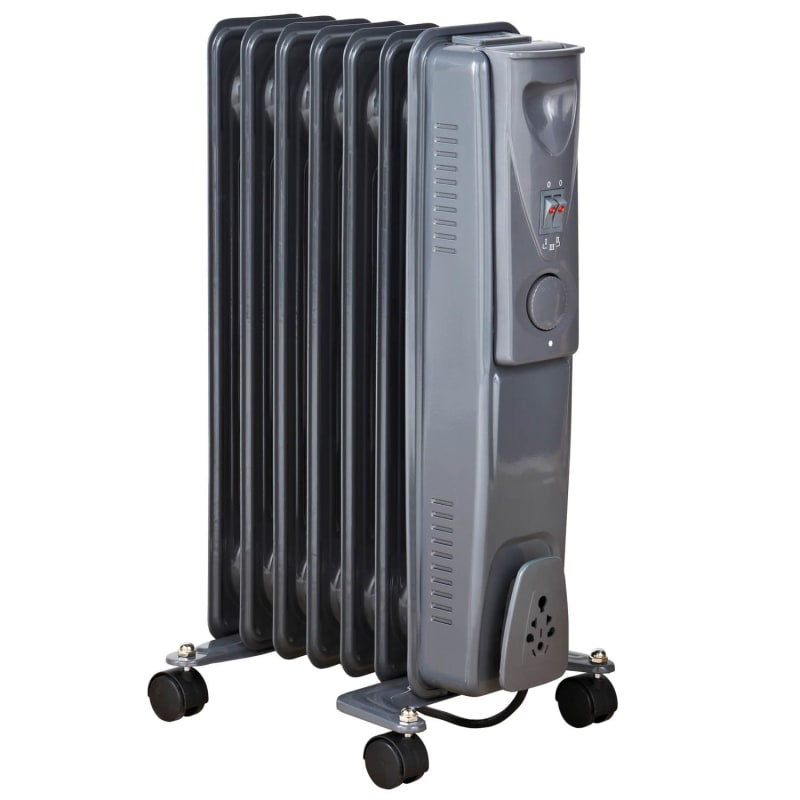 Blaupunkt 7 Fin Oil-Filled Turbo Radiator - Graphite | Electric Heaters -  Bu0026M