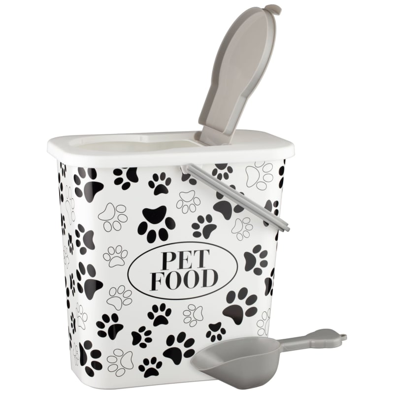 Pet Food Container with Scoop Pet Accessories B&M Stores