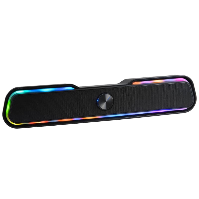 Goodmans Gaming Soundbar with Colour Changing LED Lighting B&M