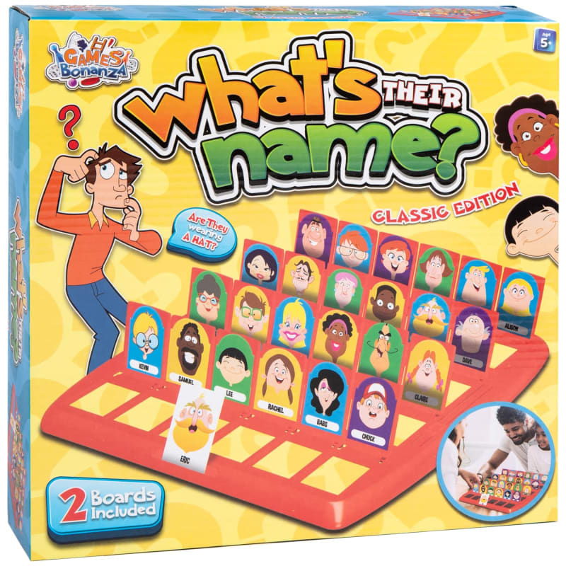 Classic What's Their Name Game Board Games B&M