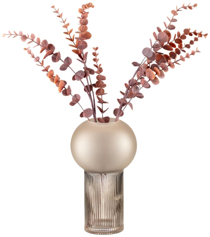 Eucalyptus in Vase Artificial Flowers B&M Stores