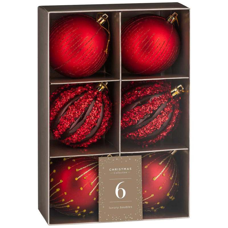 Large christmas baubles b&m Clearance