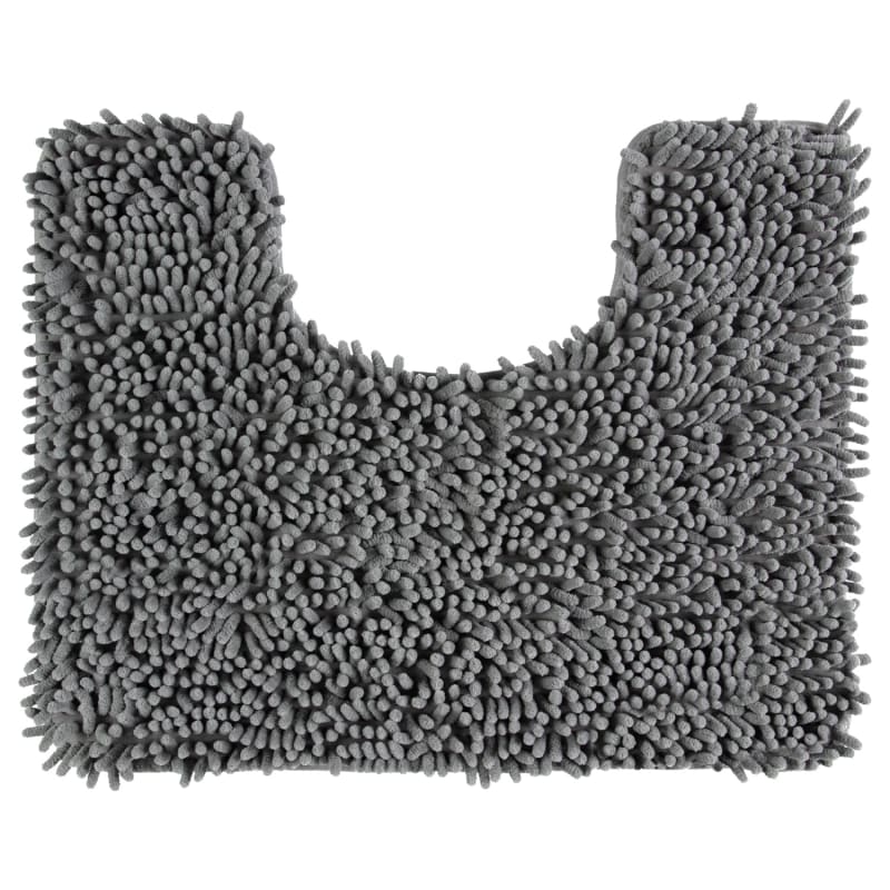 Noodle Bath Mat Set Charcoal Bathroom Accessories B&M