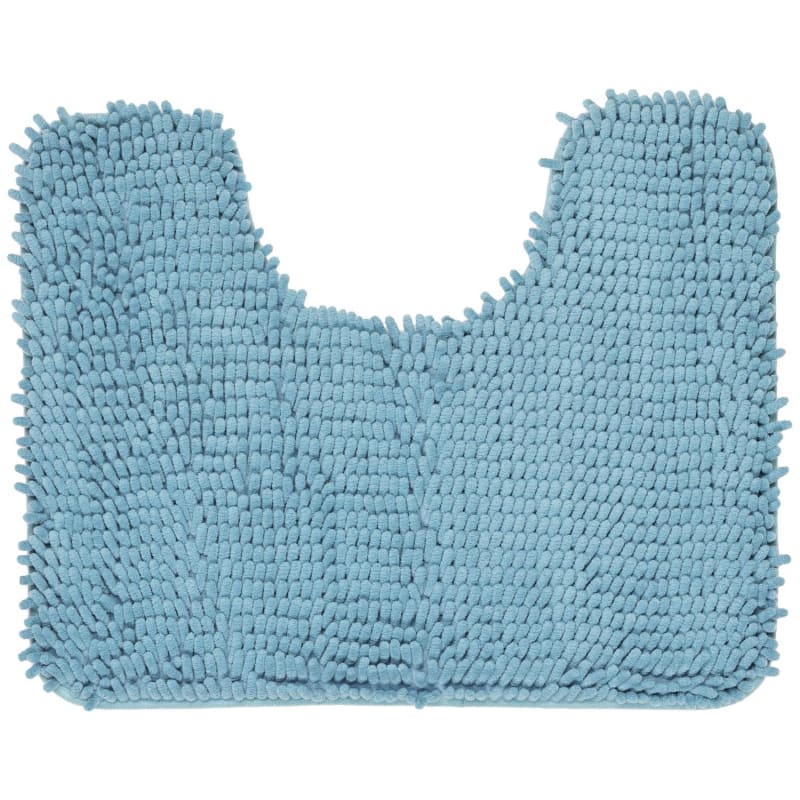 Noodle Bath Mat Set Blue Bathroom Accessories B&M
