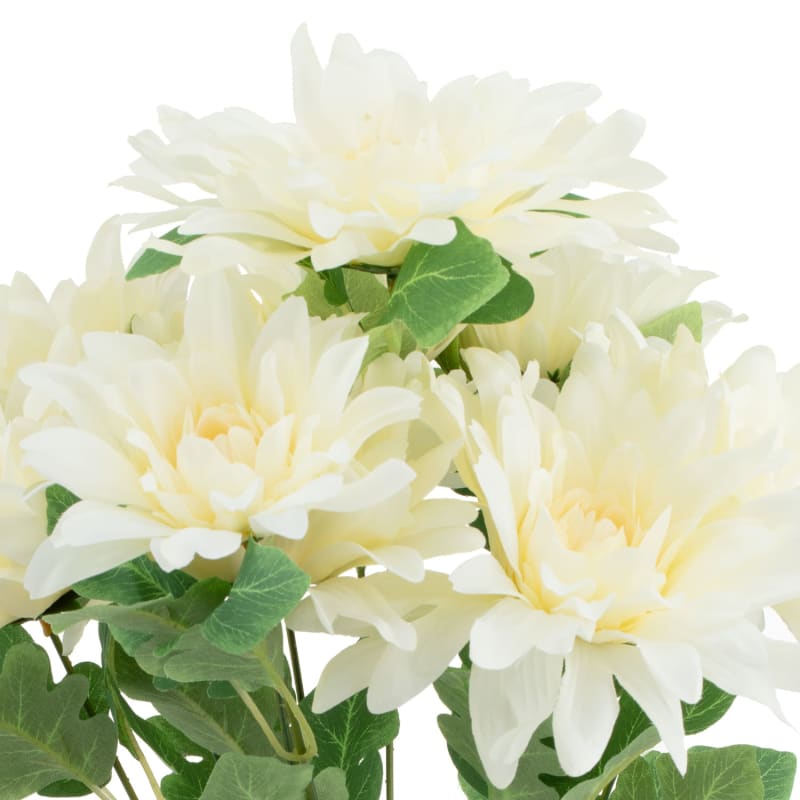 Large Flower Bunch Cream Artificial Flowers B&M Stores
