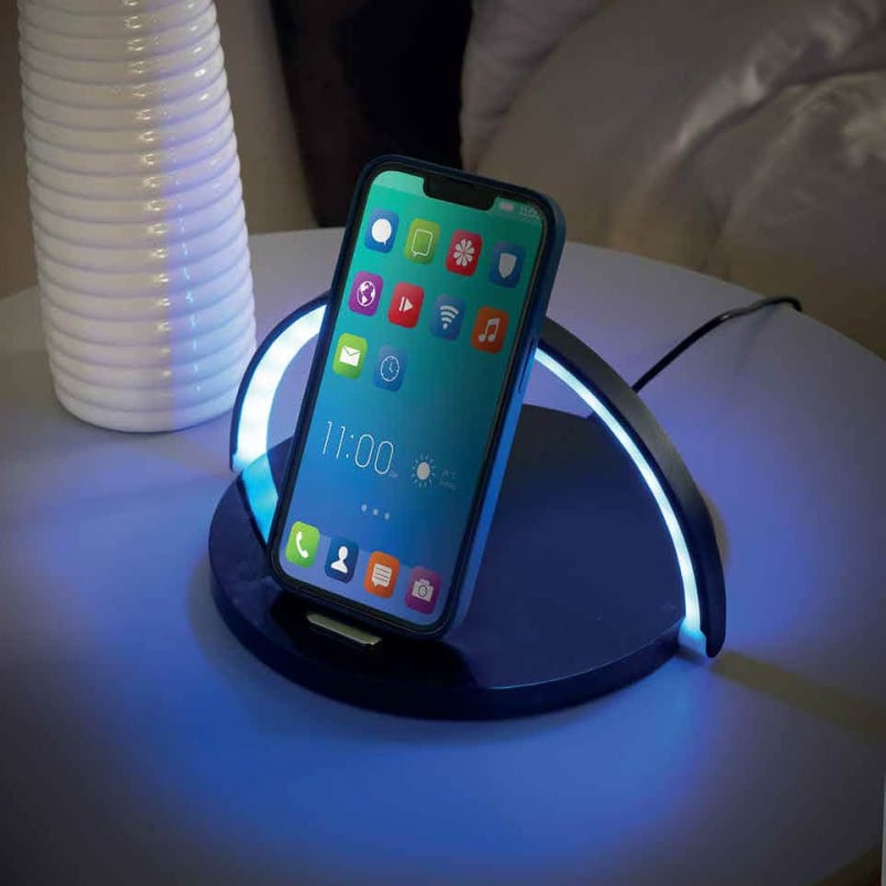 Goodmans Qi Colour Changing Wireless Charger Phone Chargers B&M