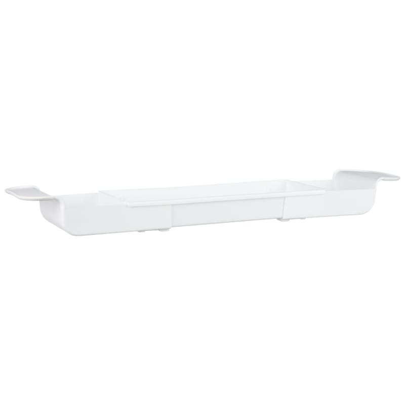 Simply Everyday Extendable Over Bath Rack White Bath Racks B&M