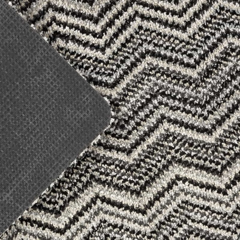 Buddy Chevron Mono Doormat Doormats B&M Stores