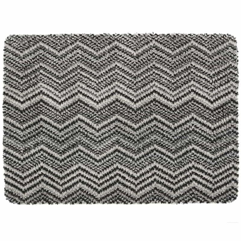 Buddy Chevron Mono Doormat Doormats B&M Stores