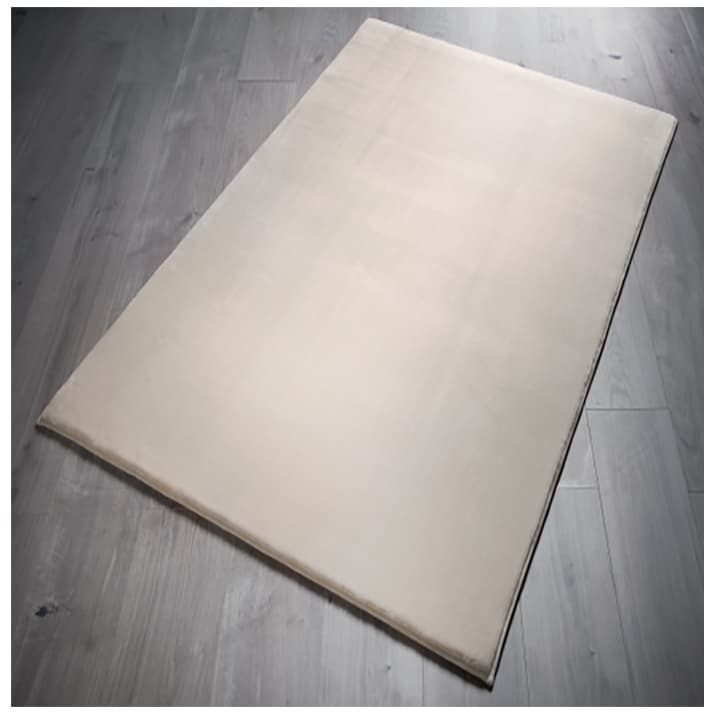 Micro Plush Rug 110 x 160cm Cream Rugs B&M Stores