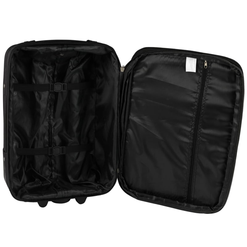 Sovereign Cabin Case 49cm Black Luggage B&M Stores