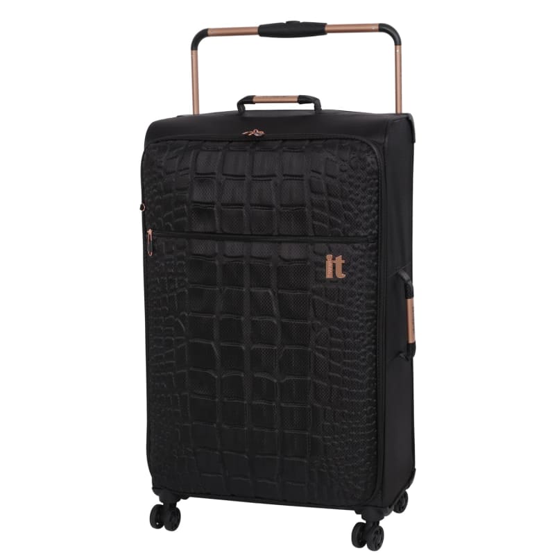 Croc Embossed Suitcase 81cm Luggage B&M Stores