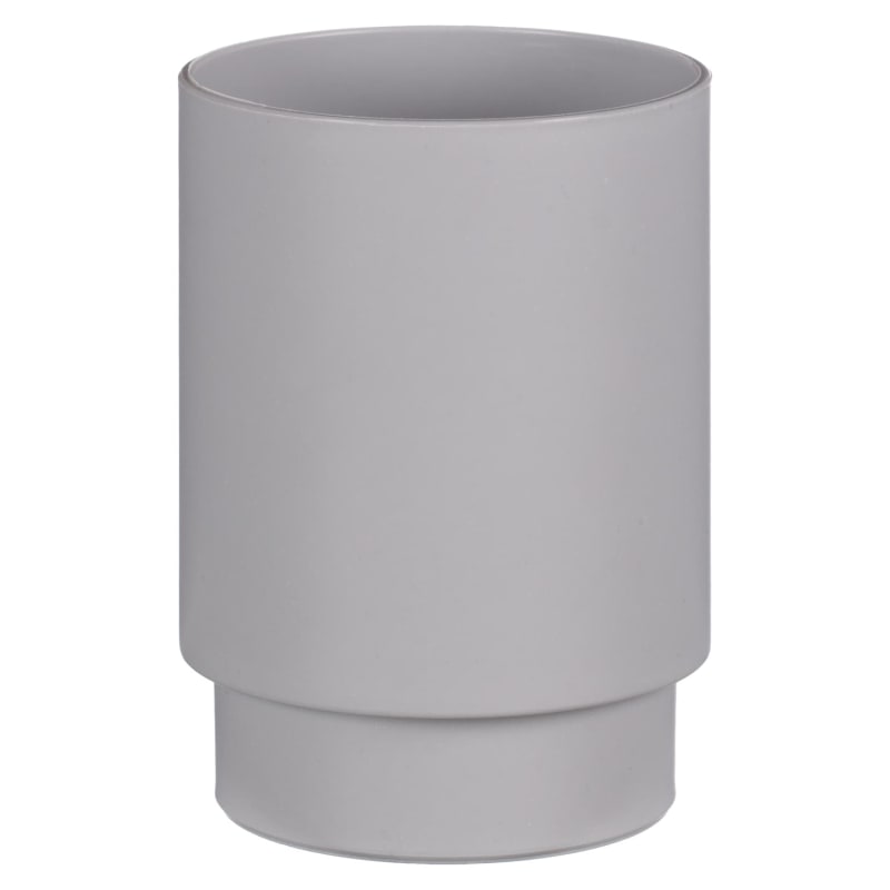 Matte Grey Tumbler Bathroom Accessories B&M Stores