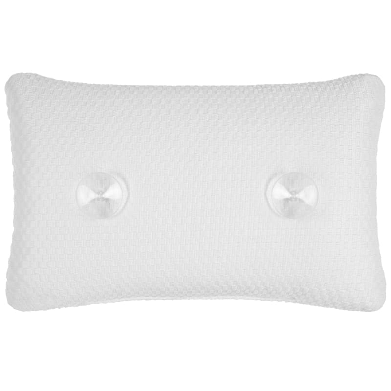 Simply Everyday Waffle Bath Pillow White Bath Pillows B&M Stores
