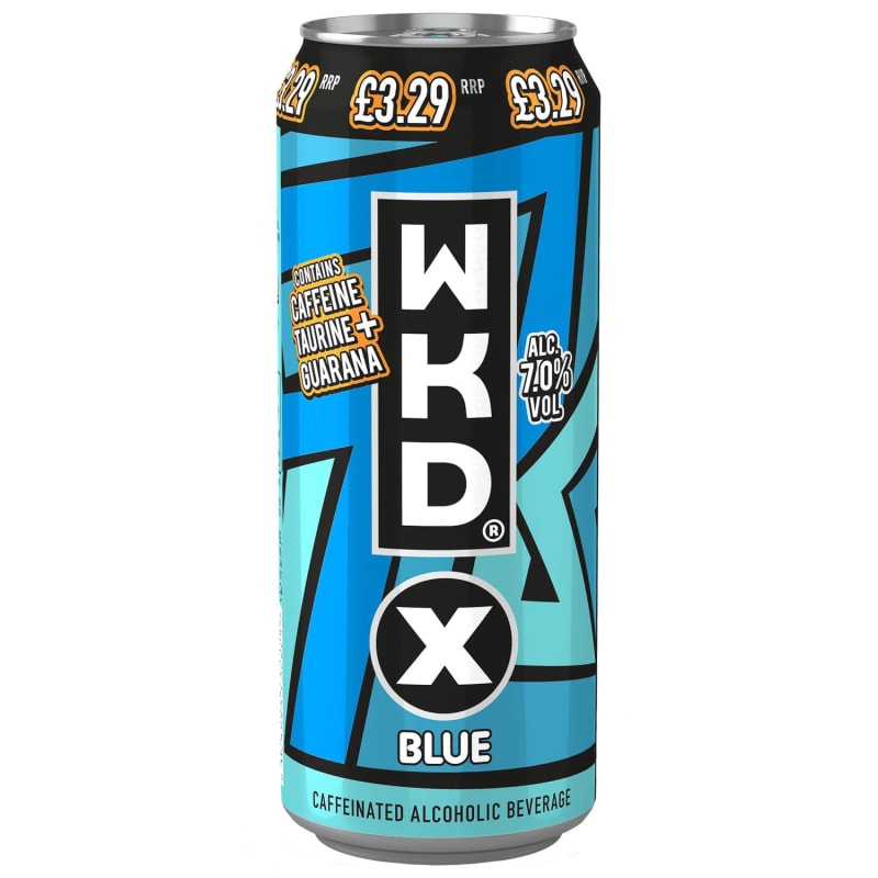 WKD X Blue Alcopops Alcohol B&M Stores