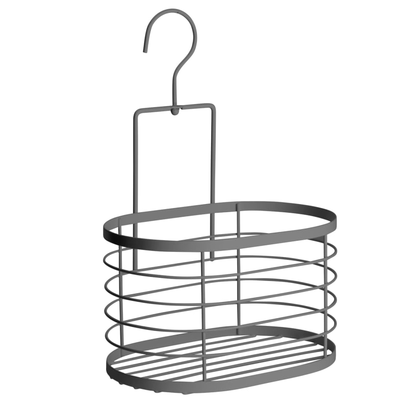 Hanging Bathroom Caddy Grey Bathroom Accessories B&M Stores