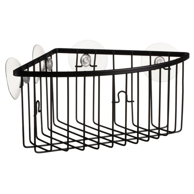 Wire Suction Corner Basket Bathroom Accessories B&M Stores