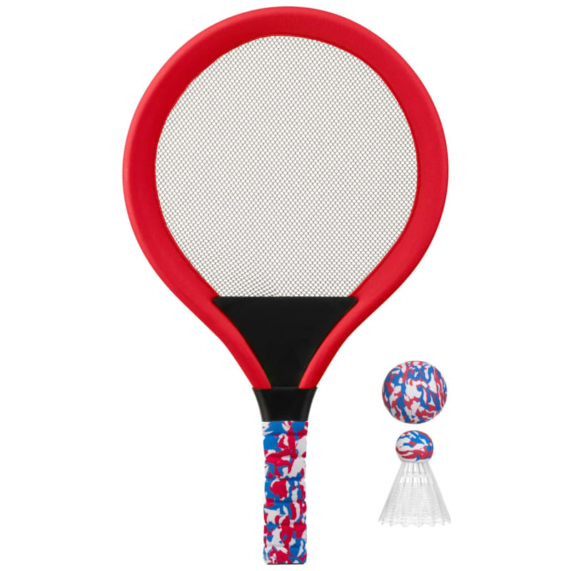 Toy Racket Round Kids Racket Set - Red | Outdoor Toys - B&M