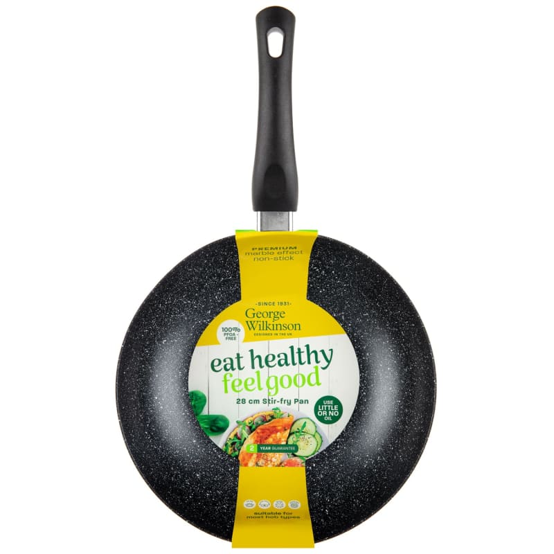 Wilkinson Stir Fry Pan 28cm Cookware B&M Stores