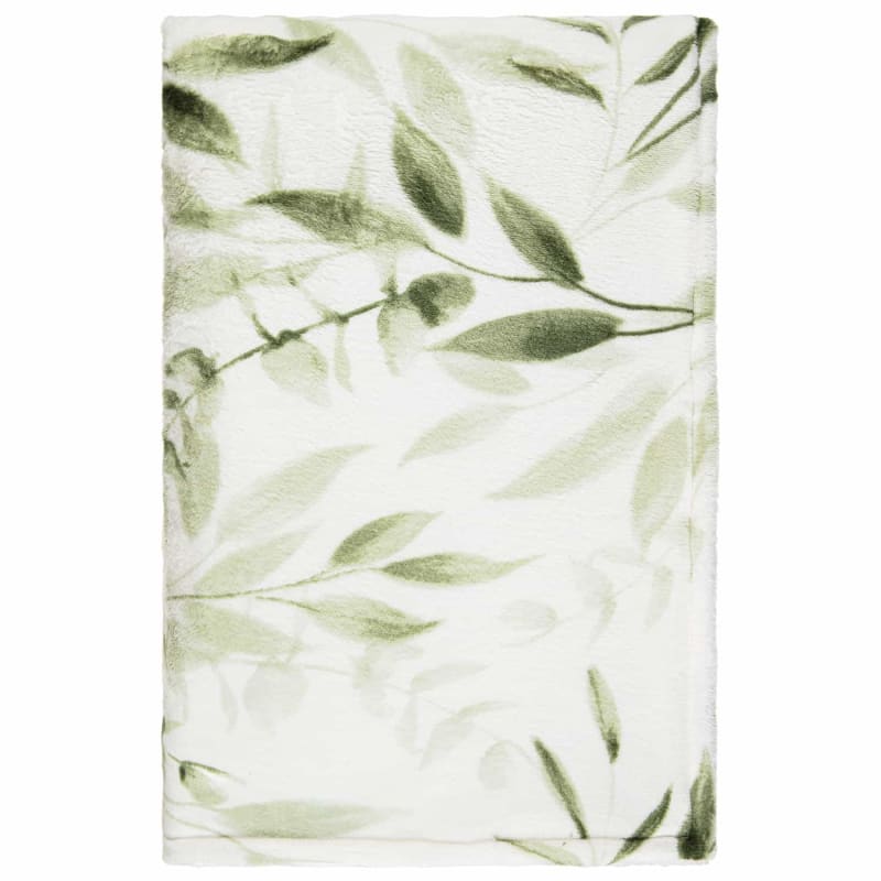 Winston Green Leaf Sherpa Throw | Throws | Bu0026M Stores