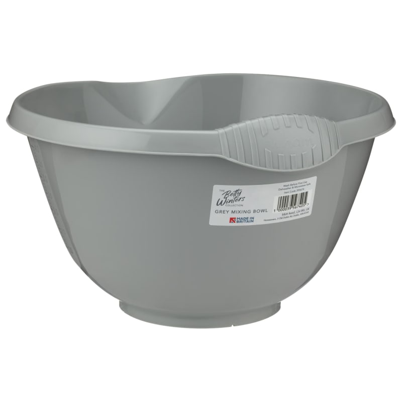 Mixing Bowl Grey Kitchen Accessories B&M Stores