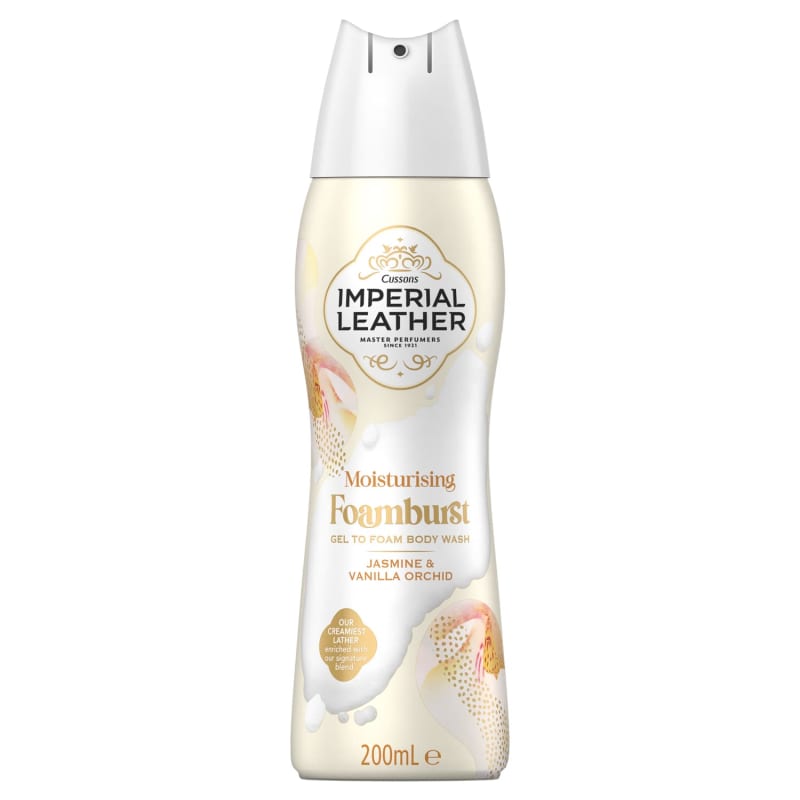 Imperial Leather Foamburst Body Wash 200ml Jasmine & Vanilla Orchid. Shower & Bath B&M Stores